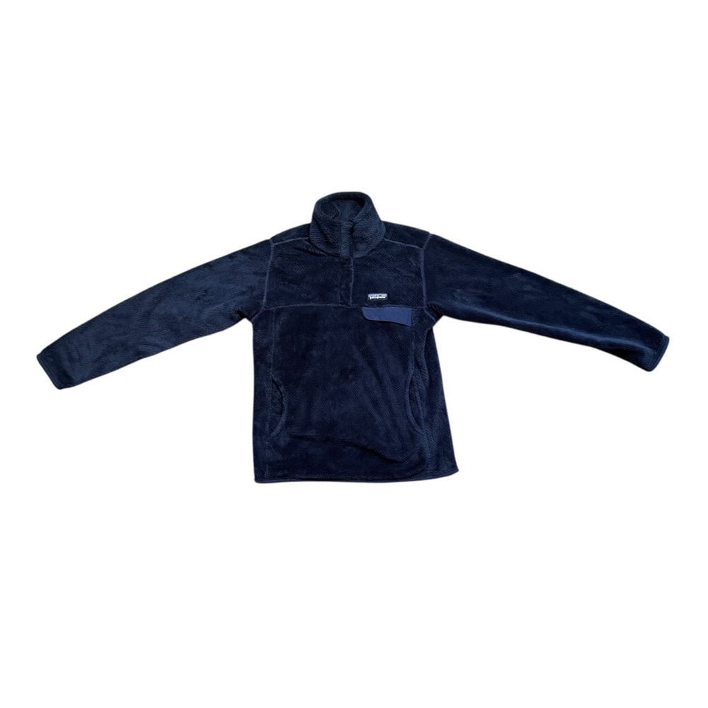 Patagonia - Women’s Re-Tool Snap-T Pullover Fleece Jacket - Blue - Medium - Picture 3 of 7